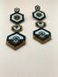 Pendientes de flores de mal de ojo