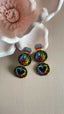 Pendientes de amor multicolores