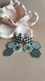 Pendientes hexagonales Mal de ojo